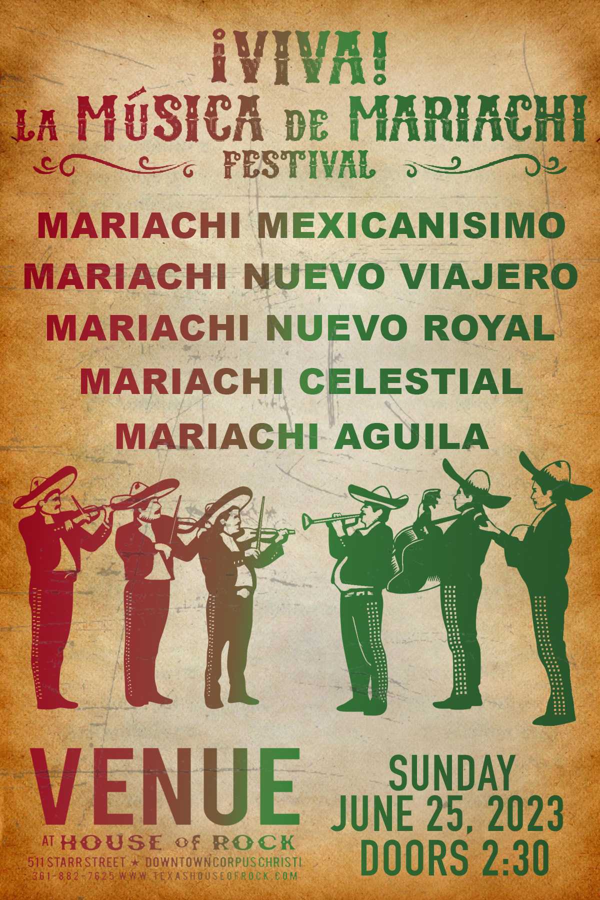 ¡Viva! La Música de Mariachi Festival House of Rock