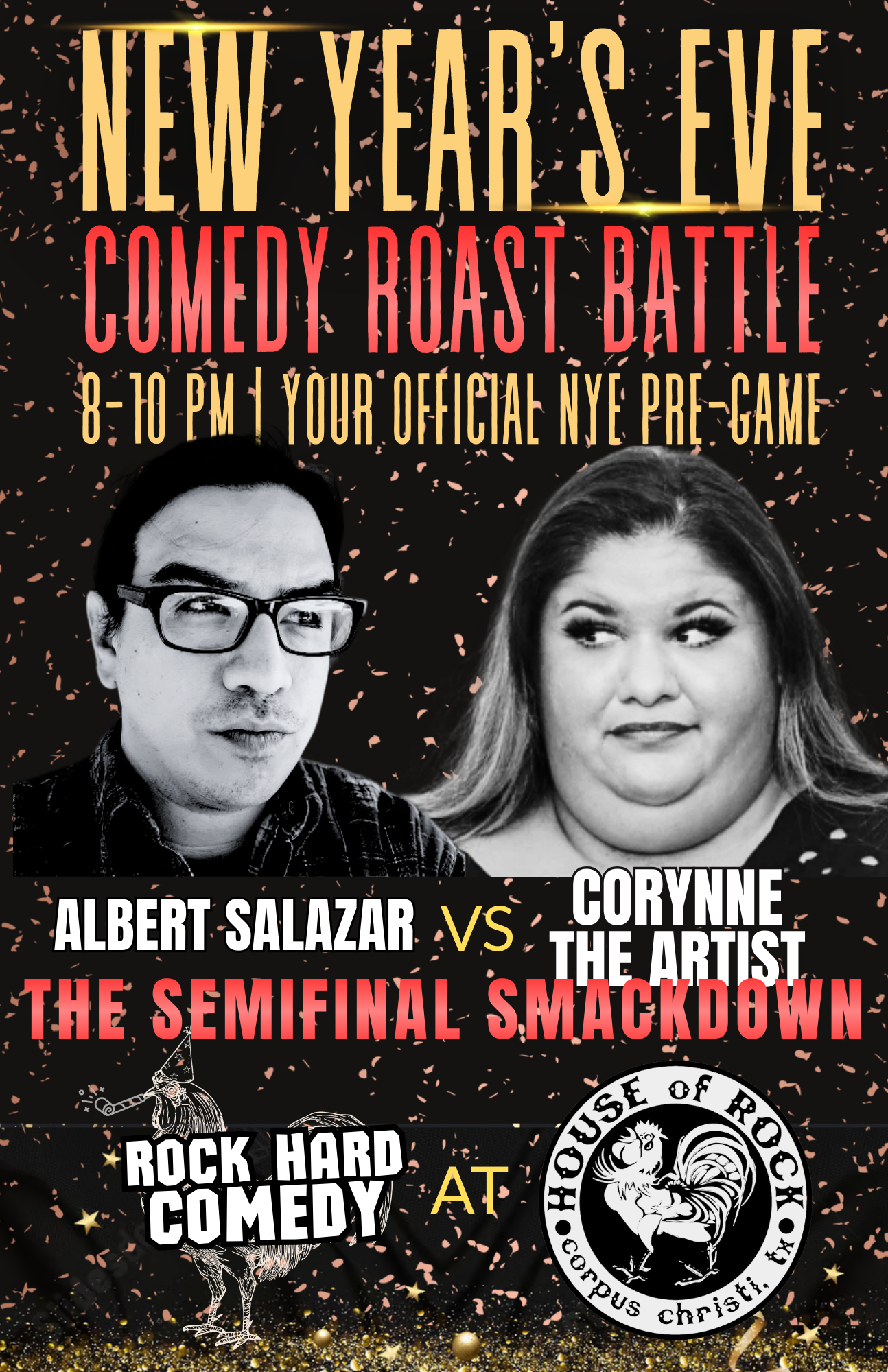 New Years Eve Comedy Roast Battle