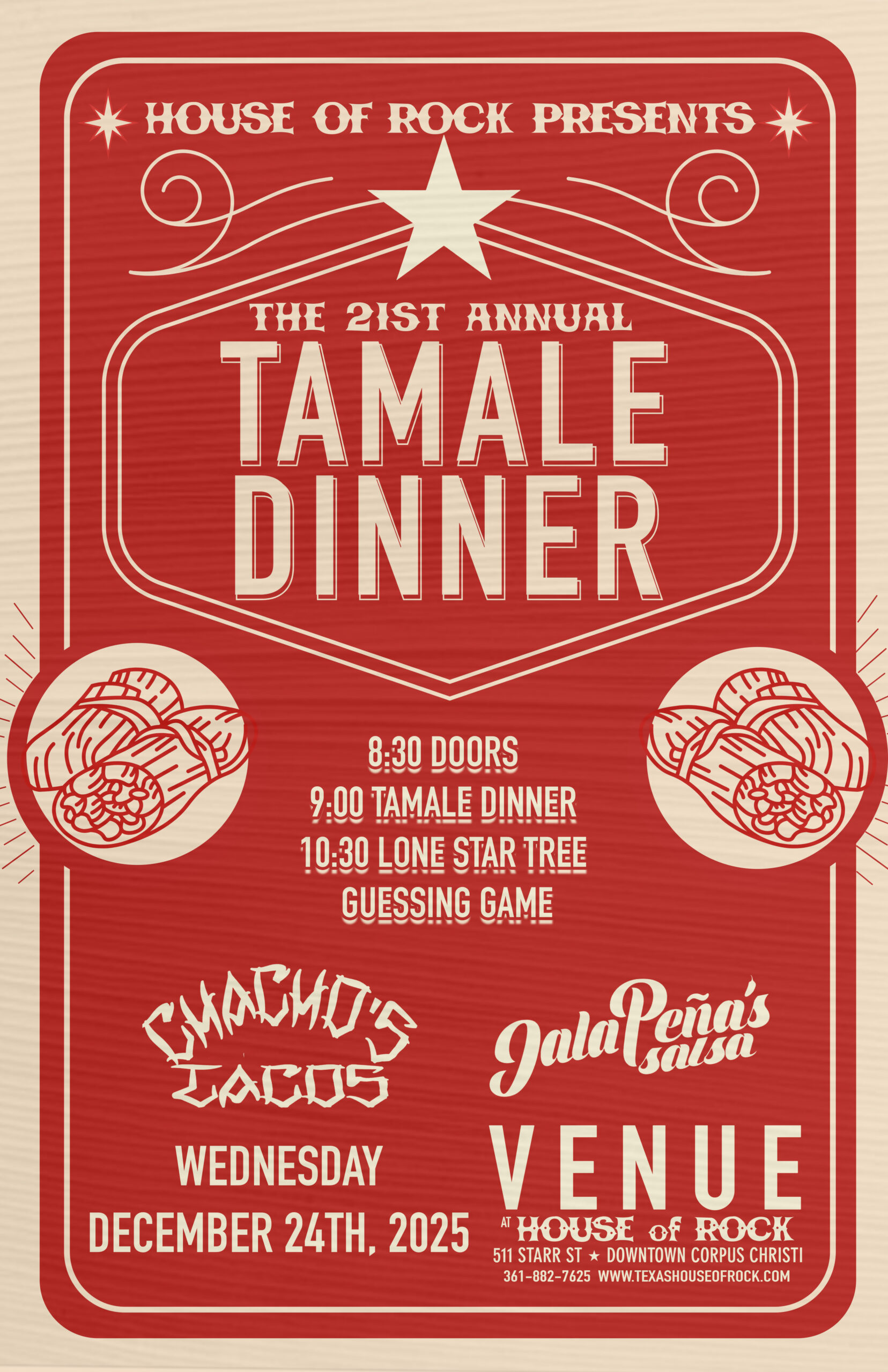 House of Rock’s Annual Tamale Dinner