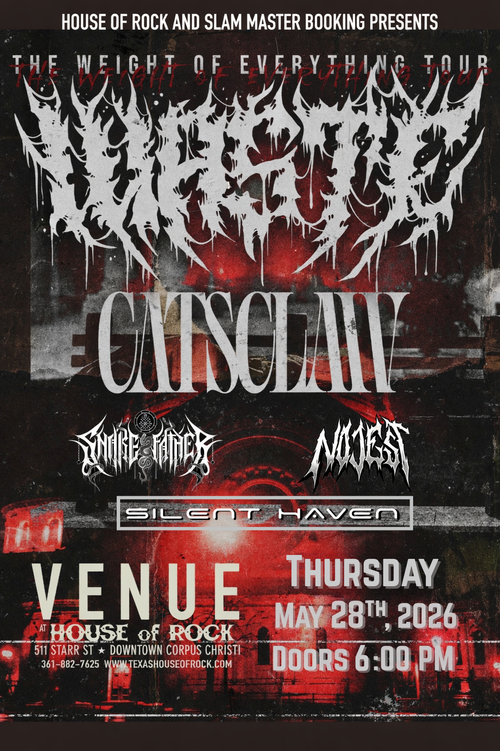 WASTE: The Weight of Everything Tour w/ Catsclaw