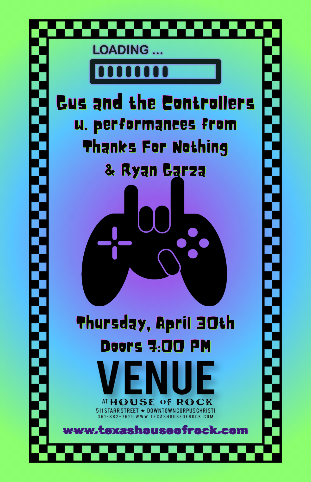 Gus and the Controllers w/ special guests