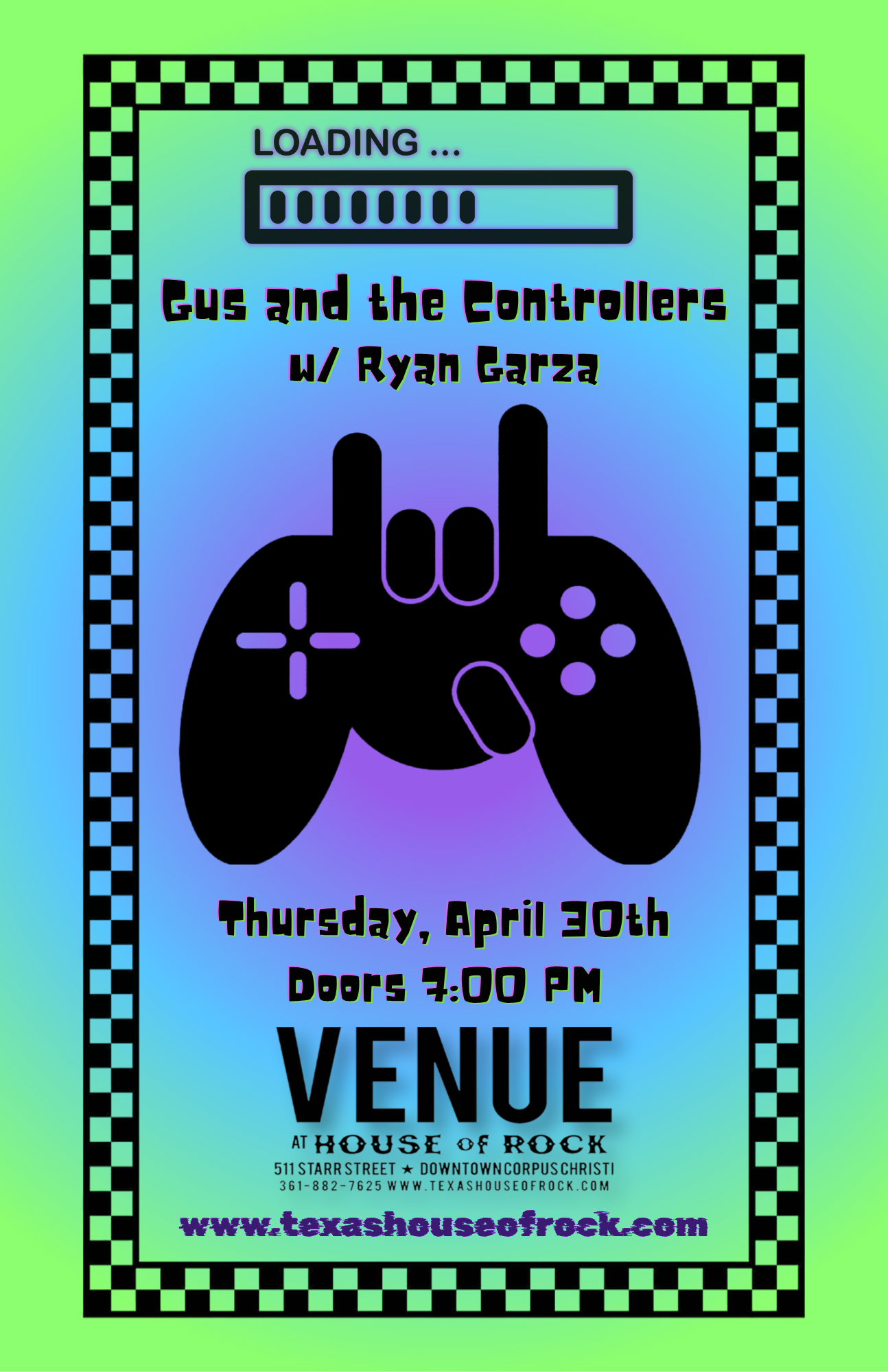 Gus and the Controllers w/ Ryan Garza