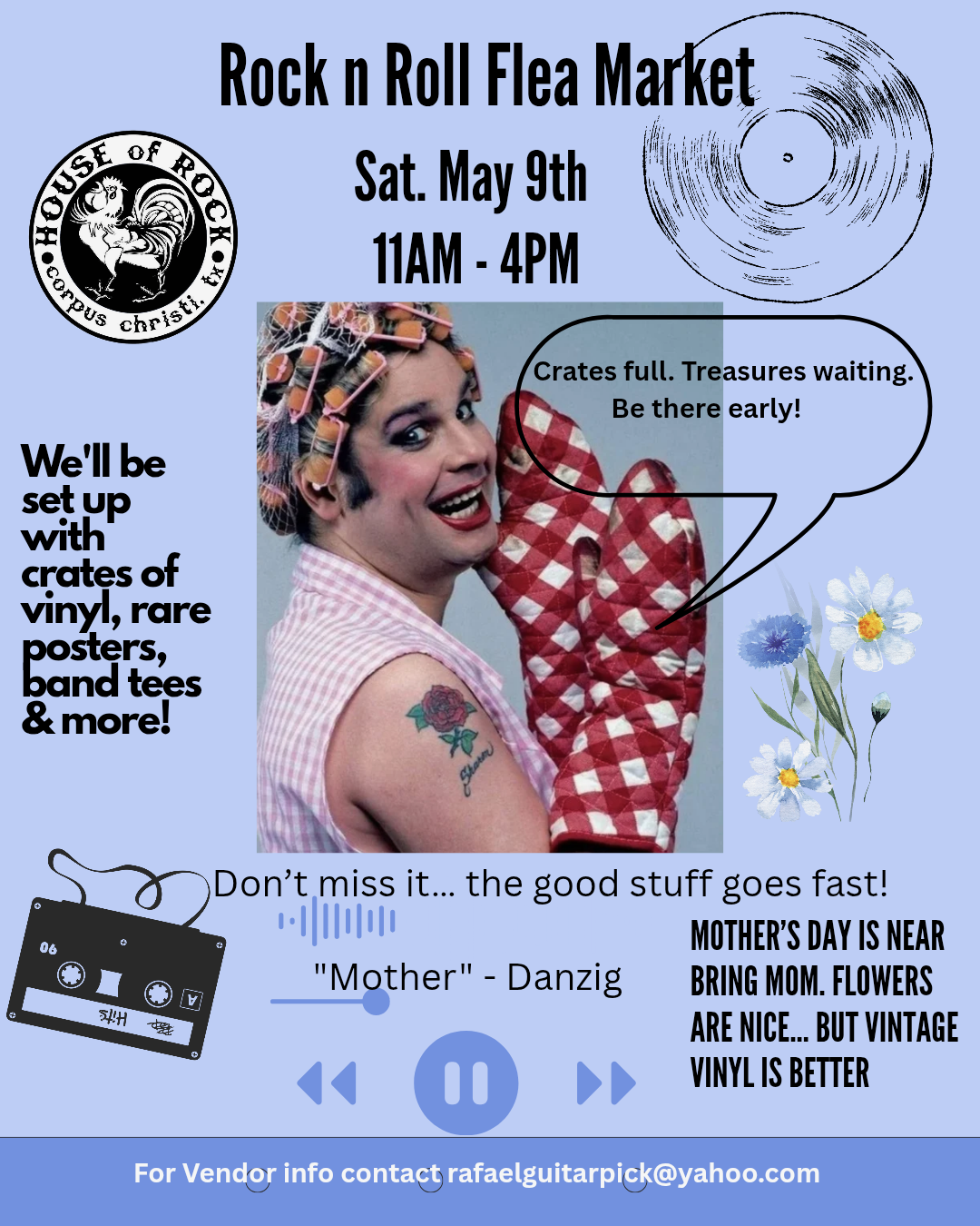 Rock and Roll Flea Market – House of Rock 2nd Saturday