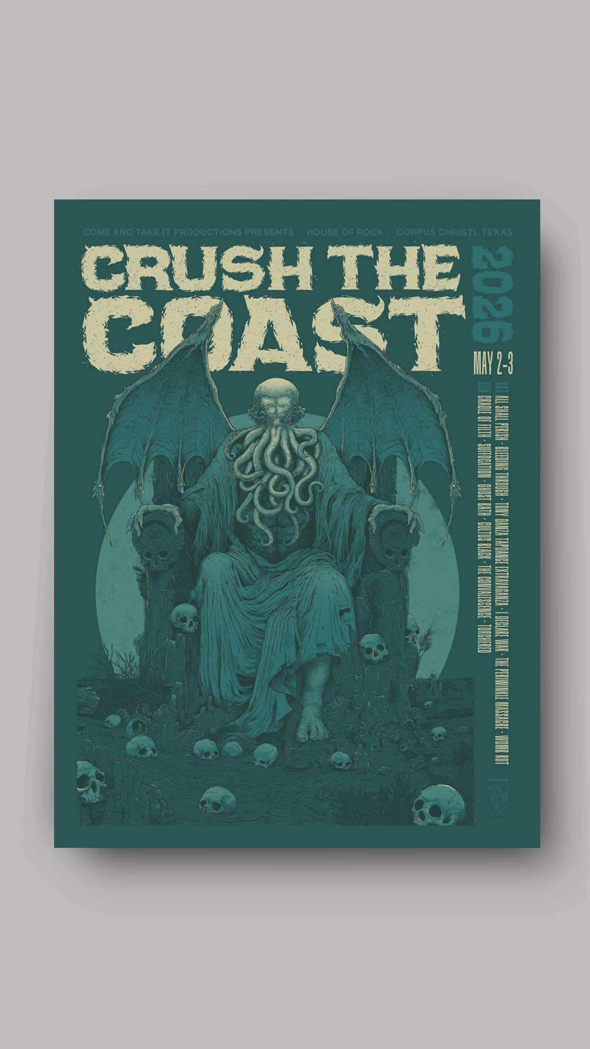 CRUSH THE COAST 2026 - Texas House of Rock