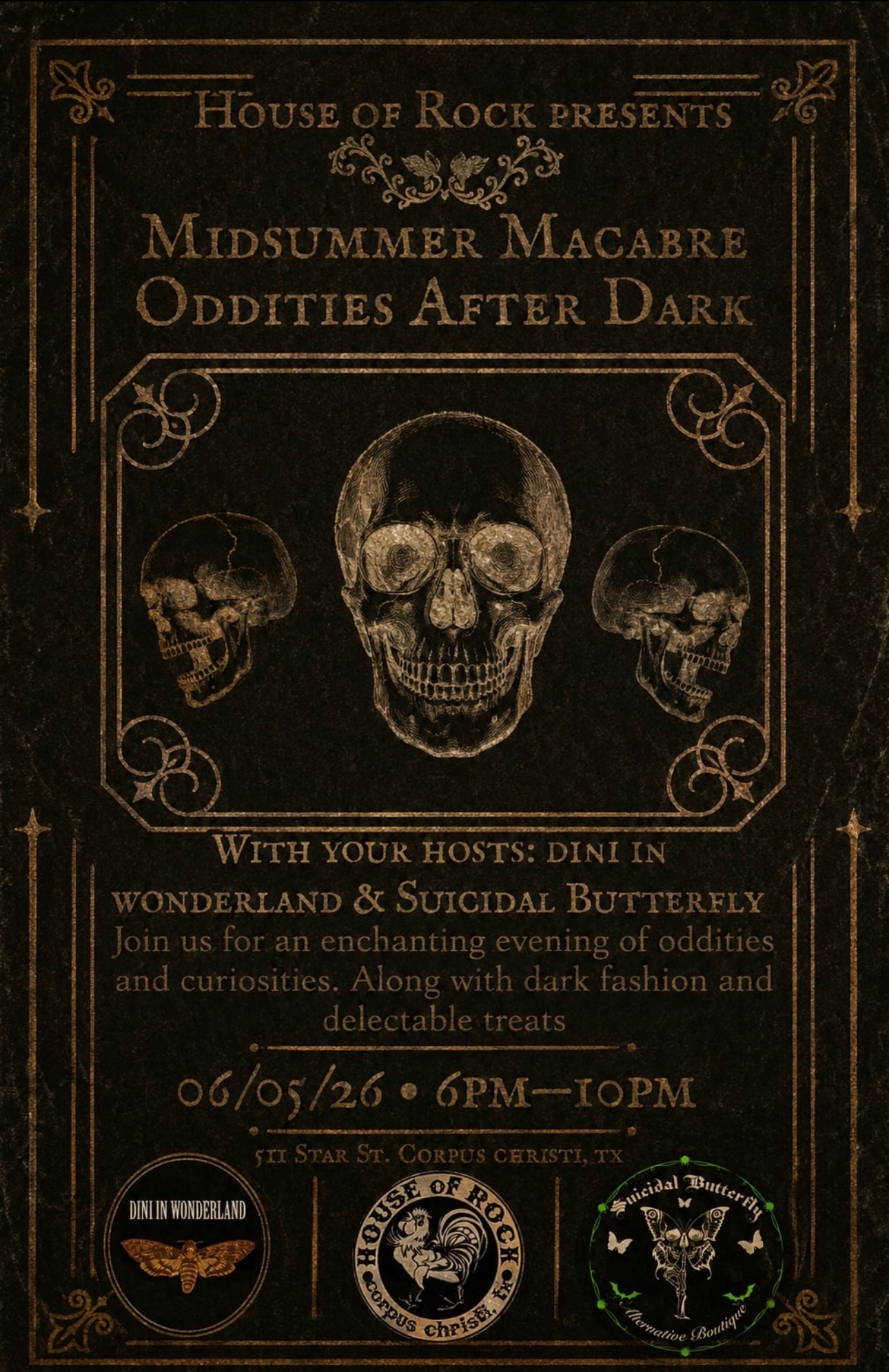 First Friday Artwalk: Midnight Macabre Oddities Market