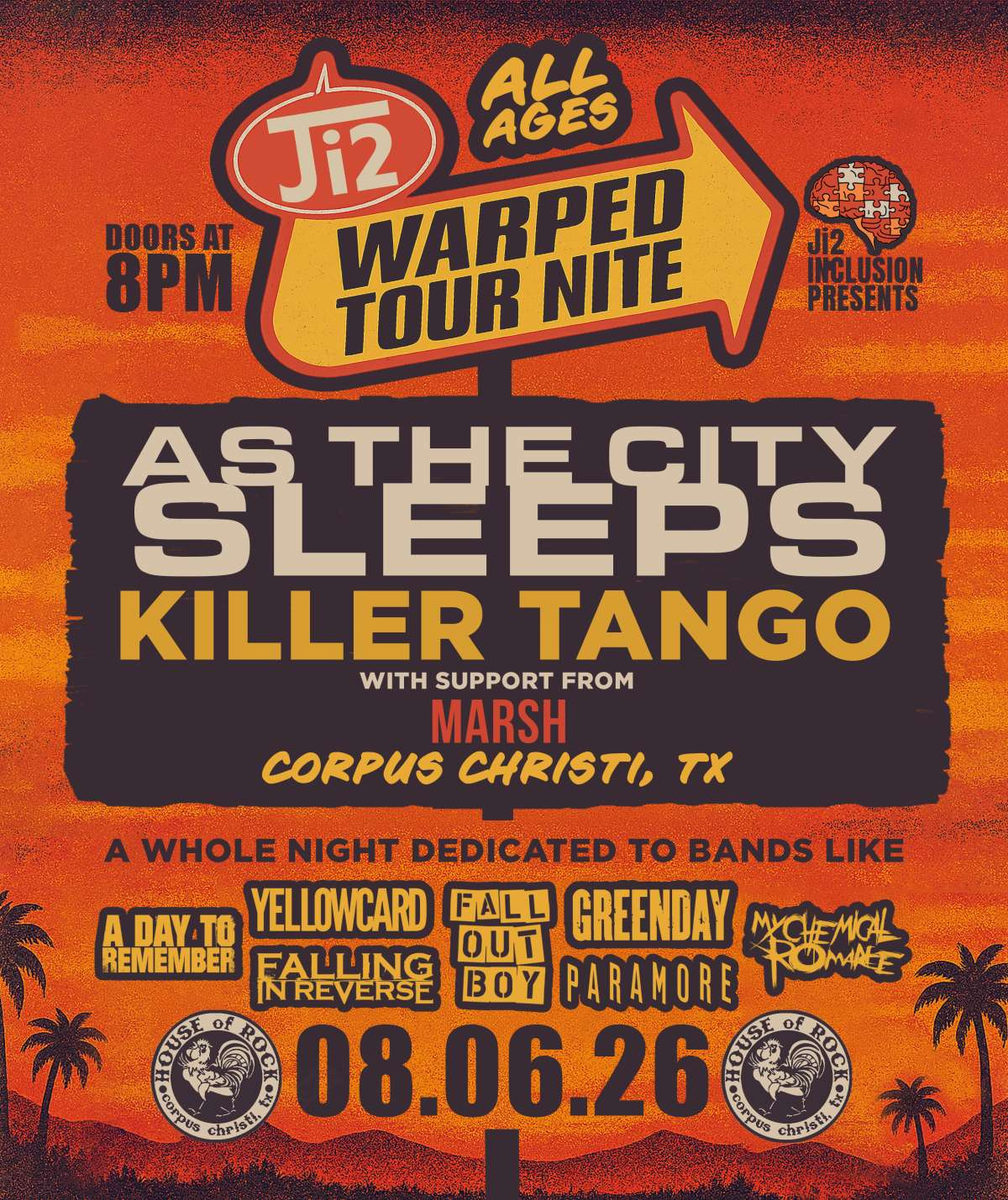 Warped Tour Nite - Texas House of Rock