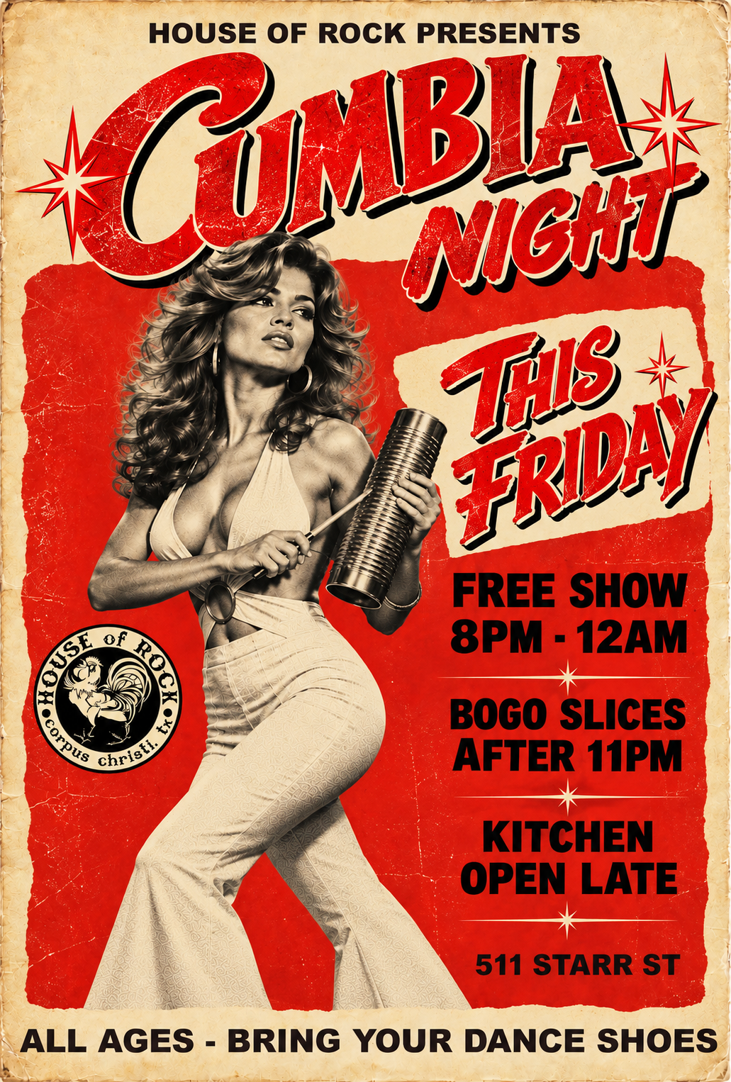 First Friday ArtWalk Cumbia Dance Party at House of Rock!