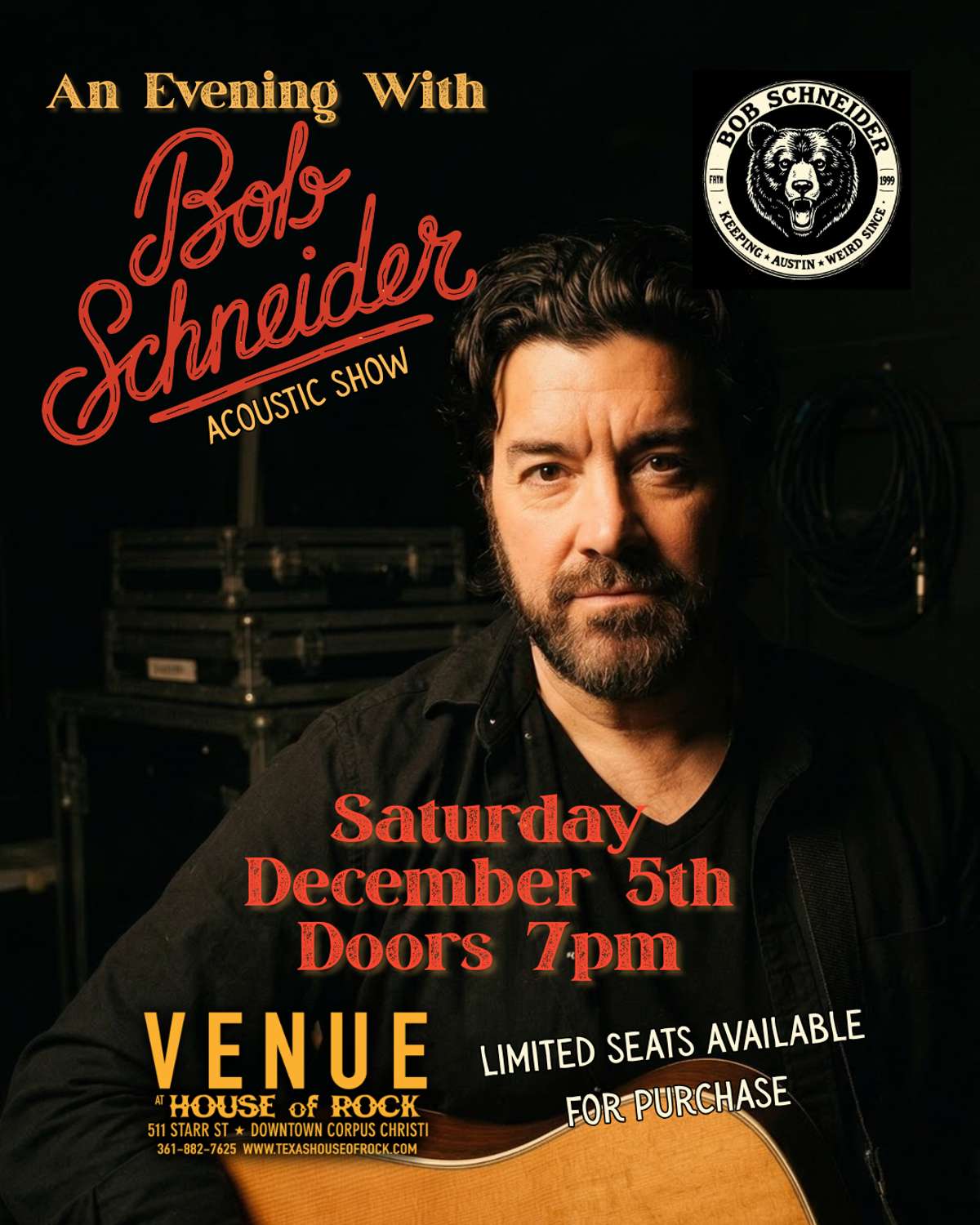 An Evening with Bob Schneider