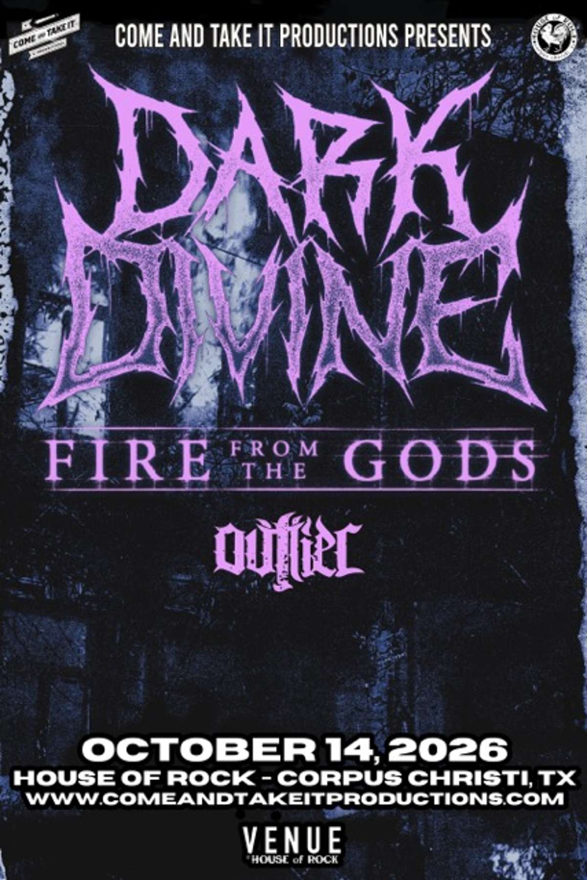 Dark Divine with Fire From the Gods & Outlier