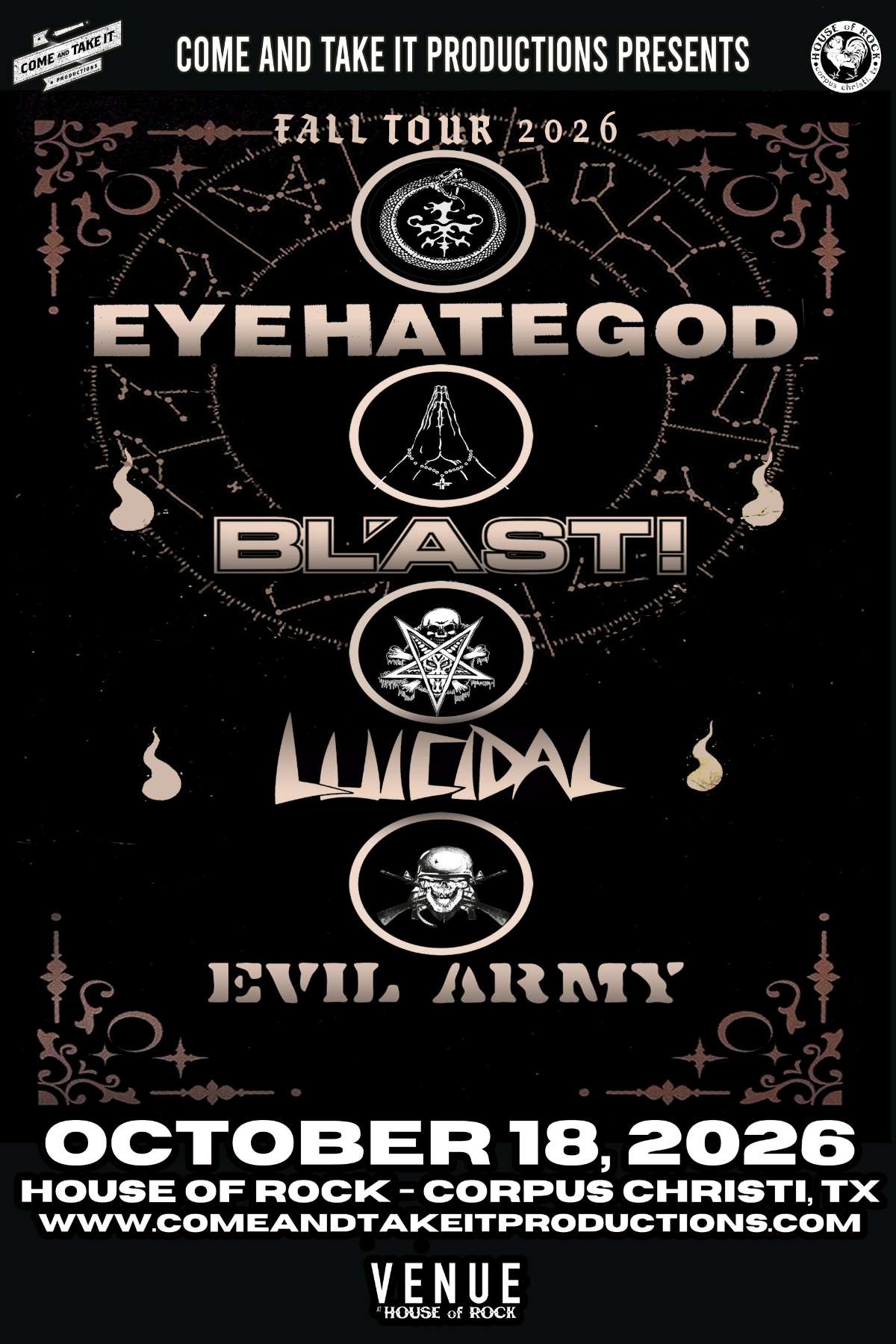 EYEHATEGOD with special guests