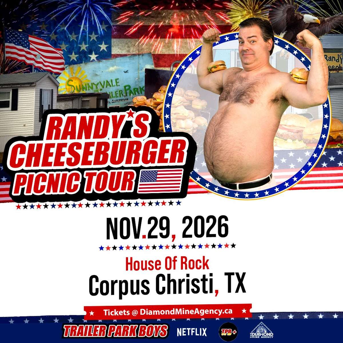 Randy’s Cheeseburger Picnic (Trailer Park Boys) Live In Corpus Christi