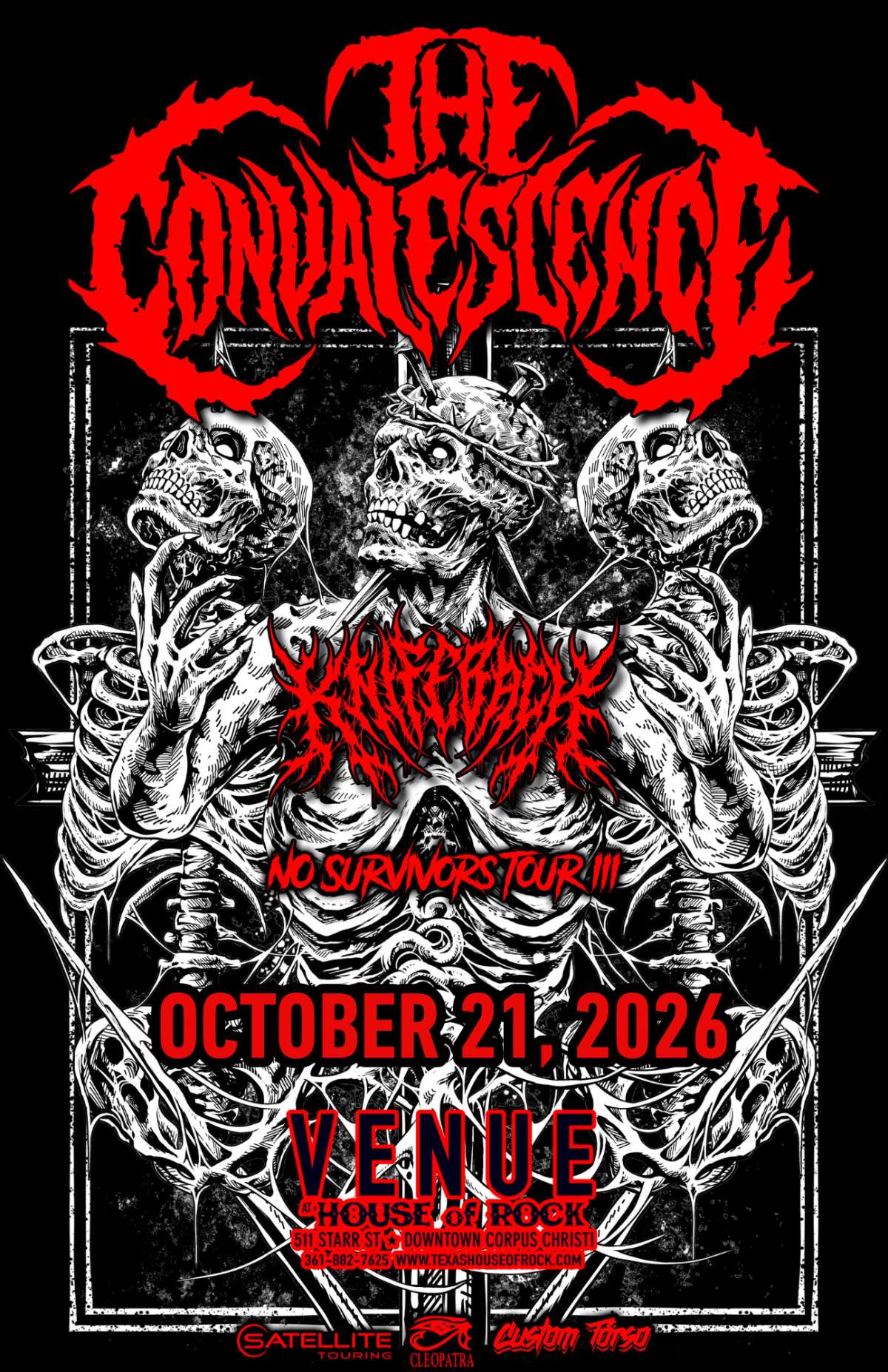 The Convalescence and Knifeback: No Survivors III Tour