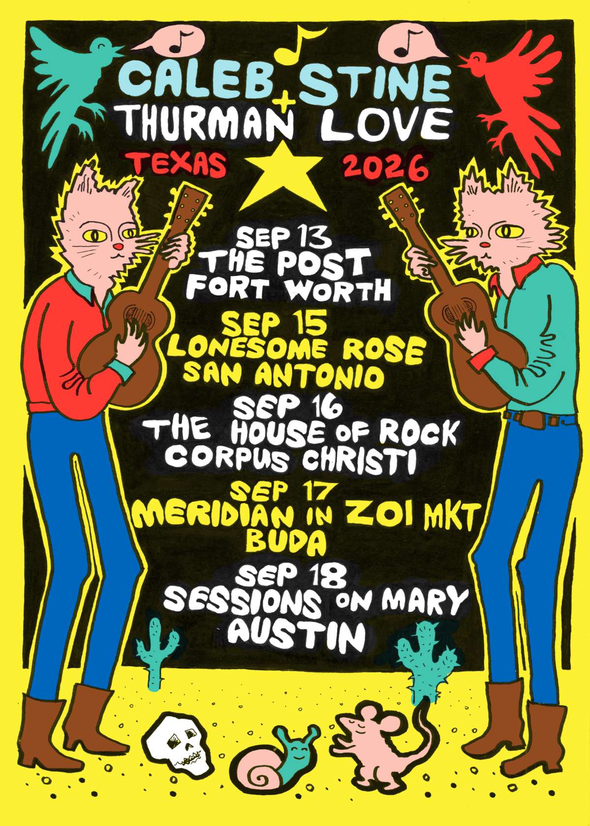 Thurman Love & Caleb Stine: The Texas Tour Debut